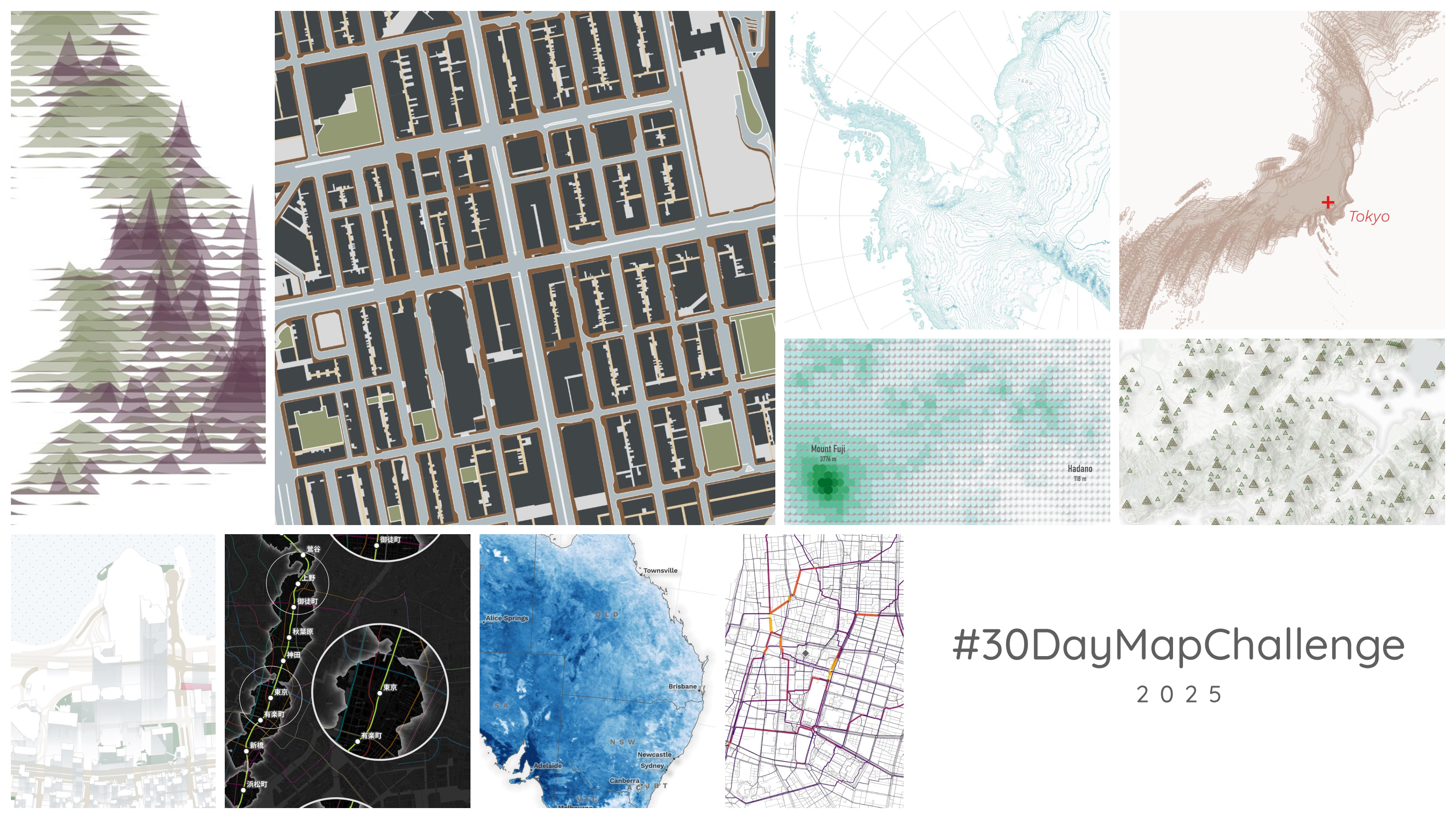30DayMapChallenge-2025-collage
